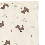 The New Siblings Venna Leggings - Gardenia Rabbit