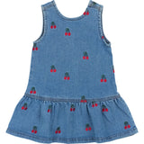 The New Siblings Nayla Denim Kjole - Light Blue