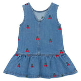 The New Siblings Nayla Denim Kjole - Light Blue