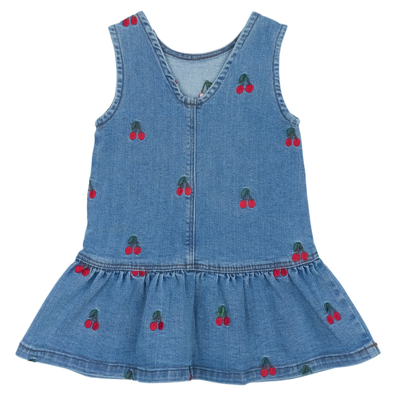 The New Siblings Nayla Denim Kjole - Light Blue