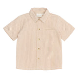 The New Siblings Opal Skjorte - Indian Tan Striped