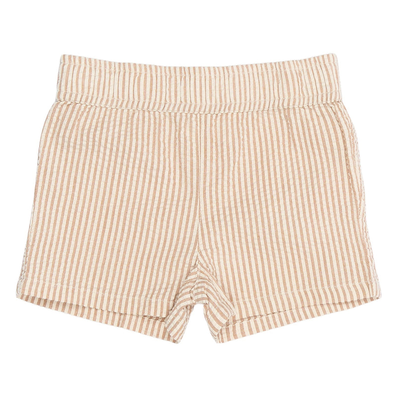 The New Siblings Opal Shorts - Indian Tan Striped