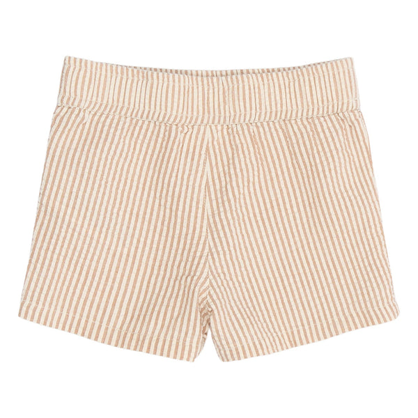The New Siblings Opal Shorts - Indian Tan Striped