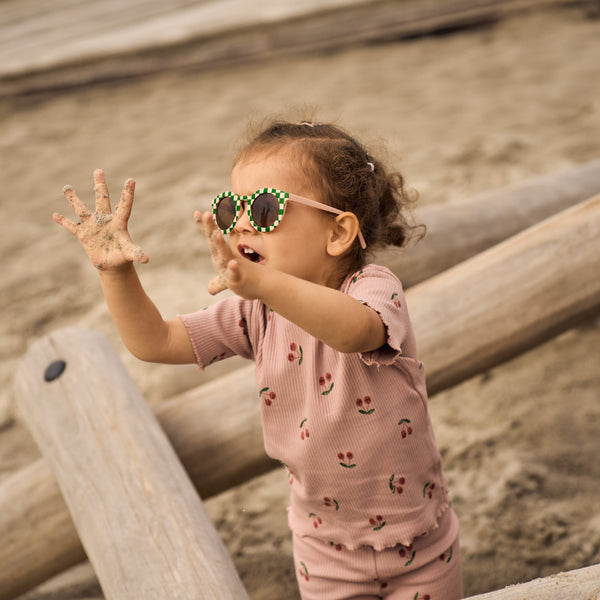 The New Siblings Oona Rib Shorts - Adobe Rose