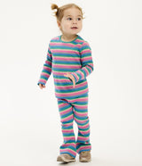 The New Siblings Polly Rib Bluse - Multi Striped