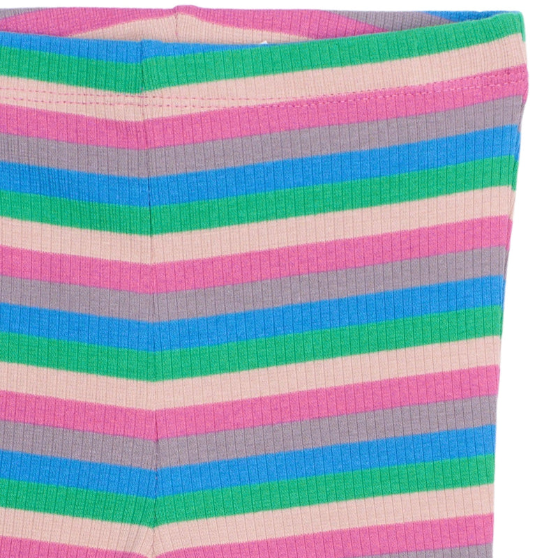 The New Siblings Polly Flared Rib Bukser - Multi Striped
