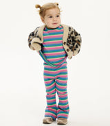 The New Siblings Polly Flared Rib Bukser - Multi Striped