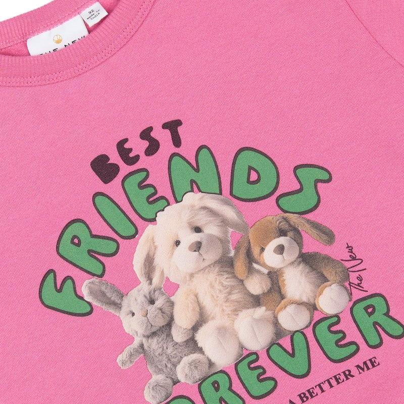 The New Siblings Priya Sweatshirt - Ibis Rose