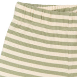 The New Siblings Fro Rib Shorts - Tea Striped
