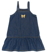 The New Siblings Raya Spencer Kjole - Medium Blue Denim