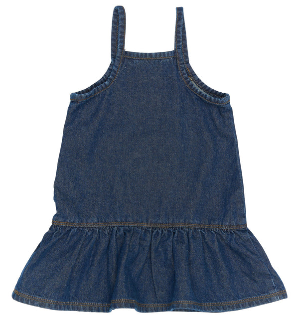 The New Siblings Raya Spencer Kjole - Medium Blue Denim