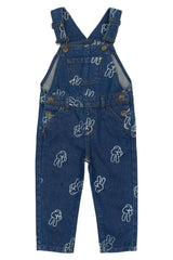 The New Siblings Prosper Denim Dungarees - Medium Blue
