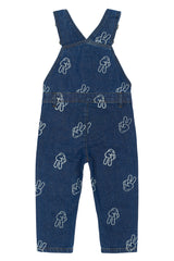 The New Siblings Prosper Denim Dungarees - Medium Blue