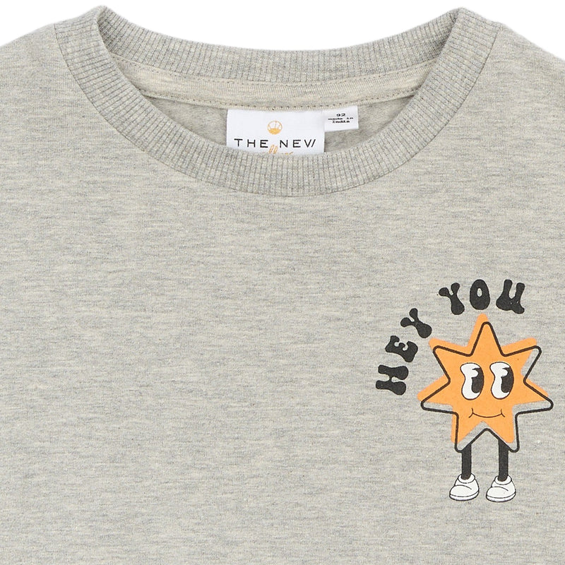 The New Siblings Randall Sweatshirt - Light Grey Melange