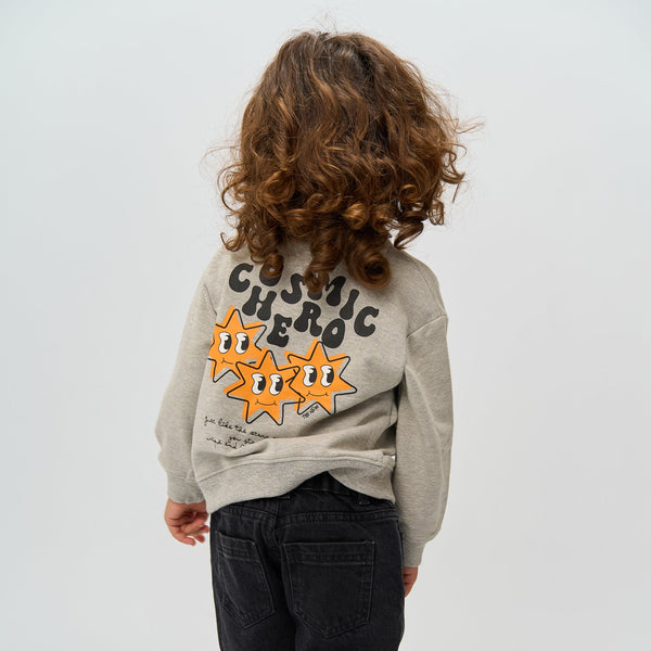 The New Siblings Randall Sweatshirt - Light Grey Melange