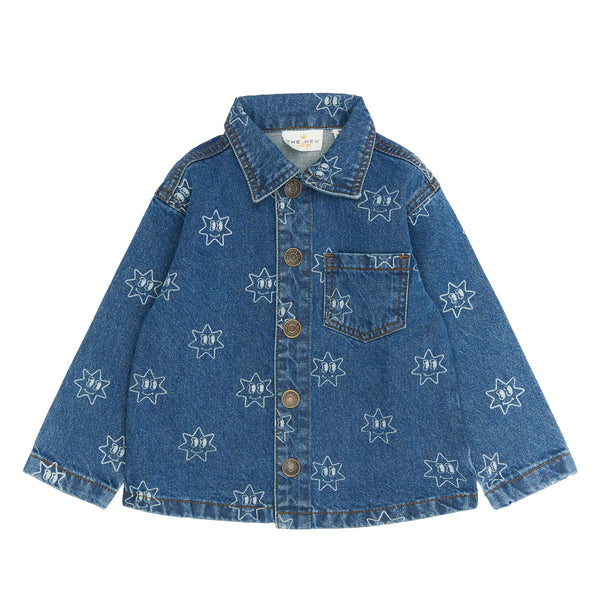 The New Siblings Ripley Cowboy Skjorte - Medium Blue