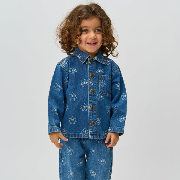 The New Siblings Ripley Cowboy Skjorte - Medium Blue