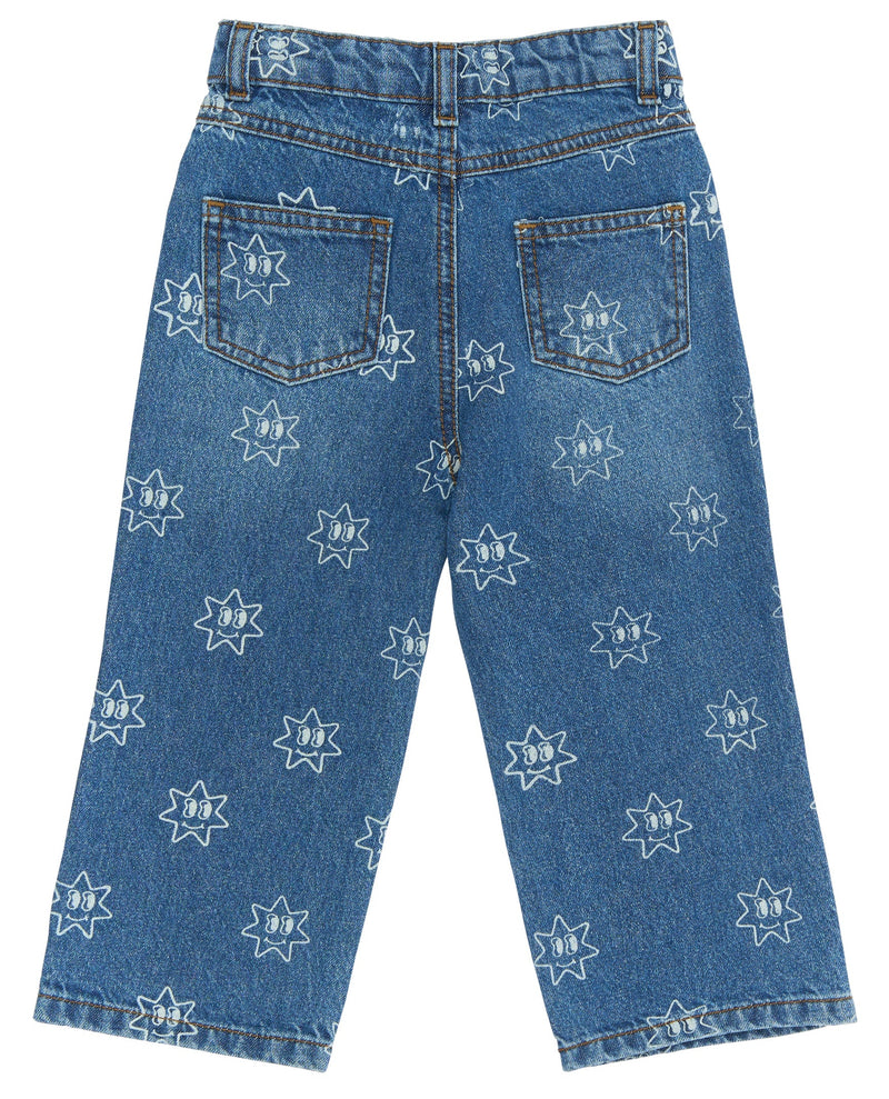 The New Siblings Ripley Wide Jeans - Medium Blue