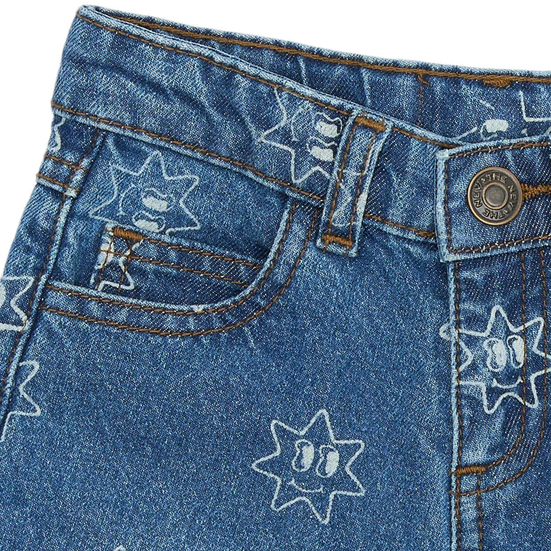 The New Siblings Ripley Wide Jeans - Medium Blue