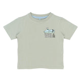 The New Siblings Sigurd T-Shirt - Aqua Gray