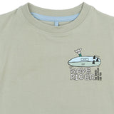The New Siblings Sigurd T-Shirt - Aqua Gray
