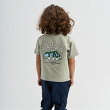 The New Siblings Sigurd T-Shirt - Aqua Gray