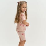 The New Siblings Rib Shorts - Peach Whip