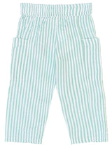 The New Siblings Tate Bukser - Créme De Menthe Striped