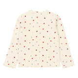 The New Siblings Vera Bluse - Gardenia Hearts