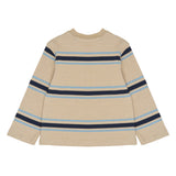 The New Siblings Theodor Bluse - Humus Striped