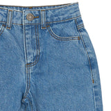 The New Siblings Silvio Barrel Fit Jeans - Medium Blue