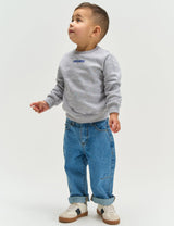 The New Siblings Silvio Barrel Fit Jeans - Medium Blue