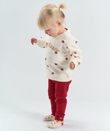 The New Siblings Yania Rib Leggings - Rio Red