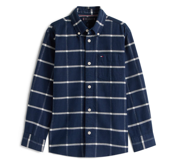 Tommy Hilfiger Window Pane Skjorte - Black Check