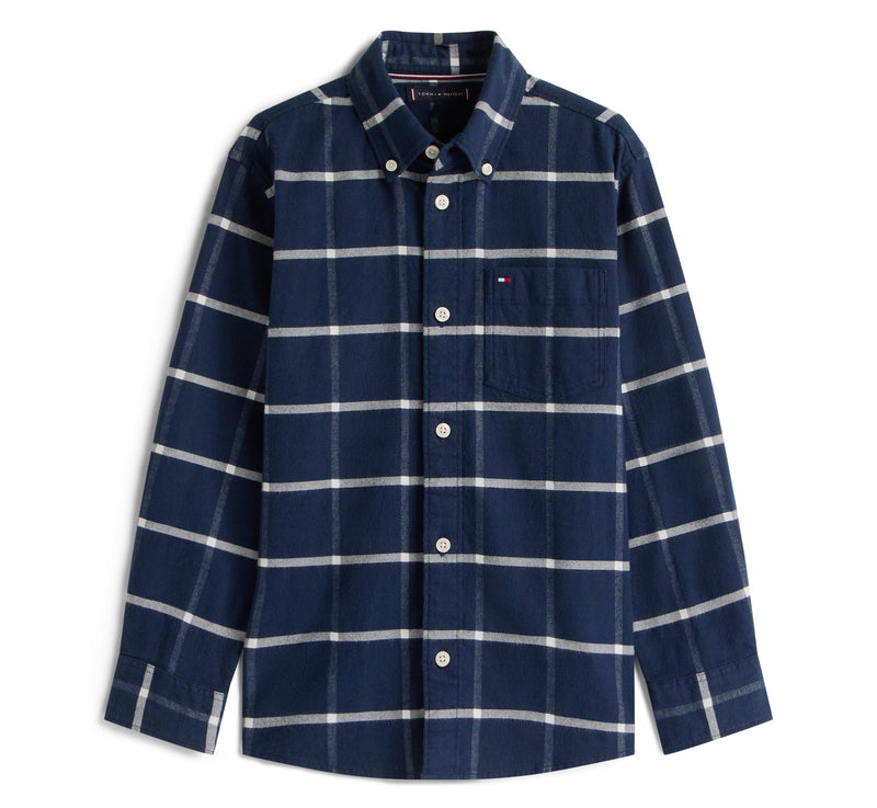 Tommy Hilfiger Window Pane Skjorte - Black Check
