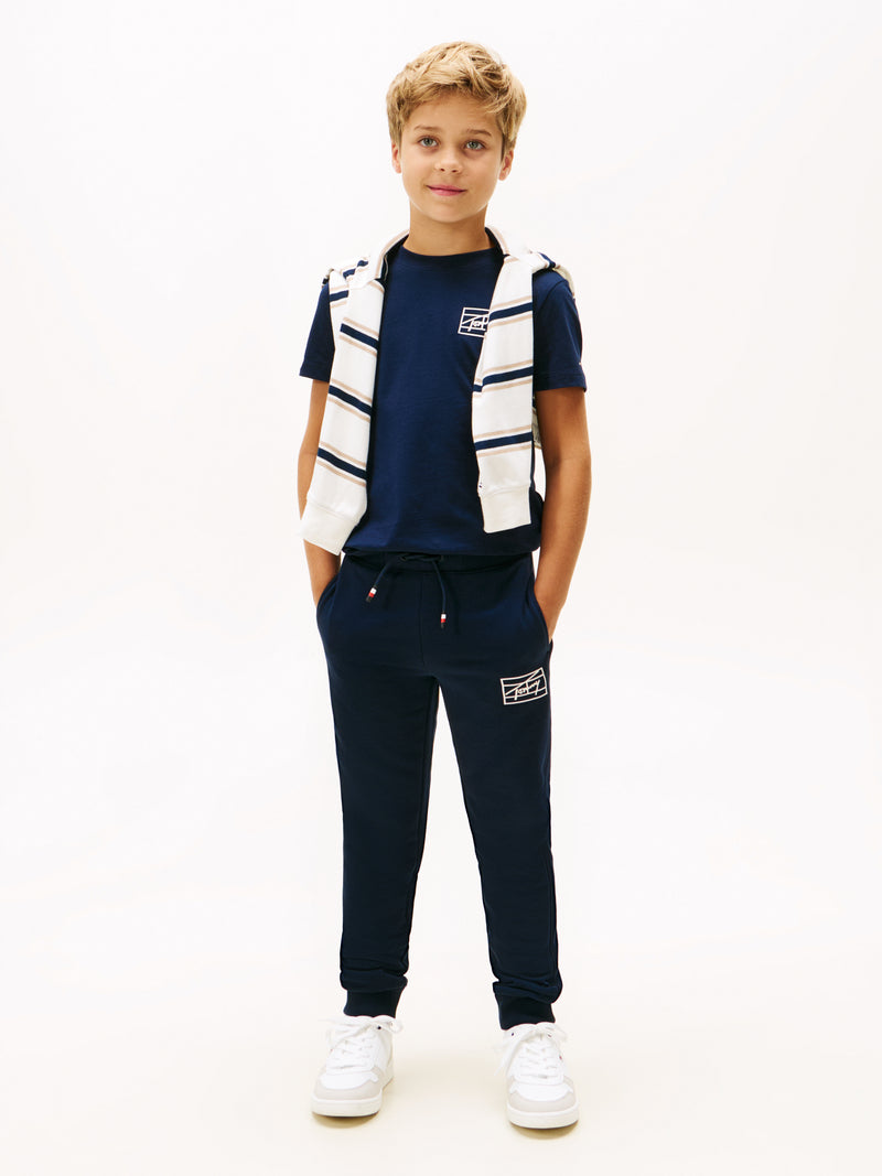 Tommy Hilfiger Graphic Sweatpants - Dark Night Navy