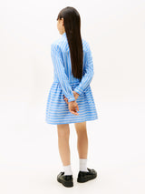 Tommy Hilfiger Striped Kjole - Light Powdery Blue Stripes