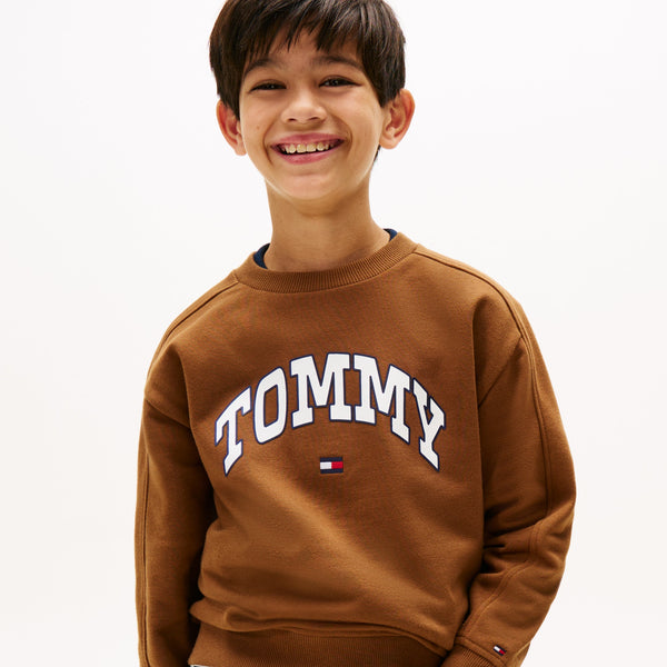 Tommy Hilfiger Raised Sweatshirt - Pecan Nut