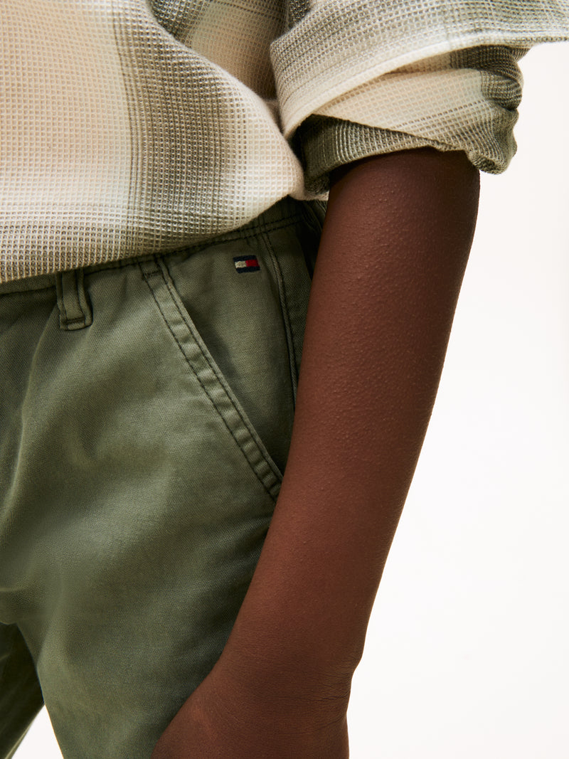 Tommy Hilfiger Herringbone Worker Bukser - Pewter Green