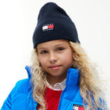 Tommy Hilfiger Heritage Flag Beanie - Dark Blue