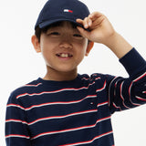 Tommy Hilfiger Stripe Bluse - Dark Blue