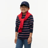 Tommy Hilfiger Stripe Bluse - Dark Blue