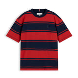 Tommy Hilfiger Essential Stripe T-Shirt - Red Glare