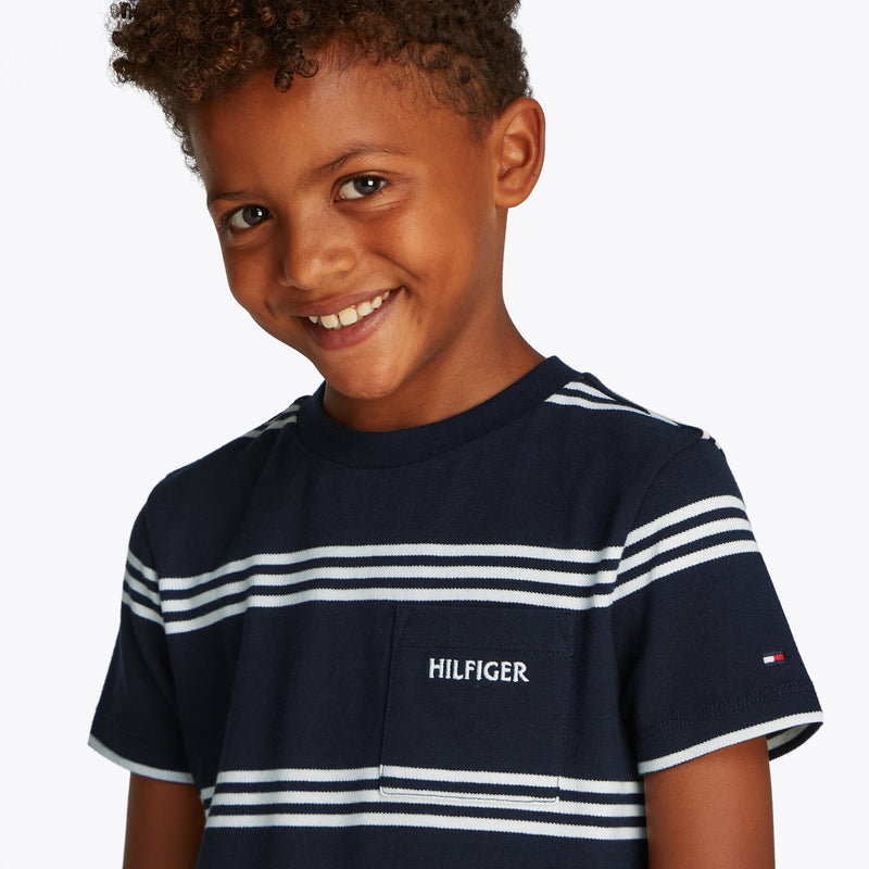 Tommy Hilfiger Pique T-Shirt - Dark Night Navy
