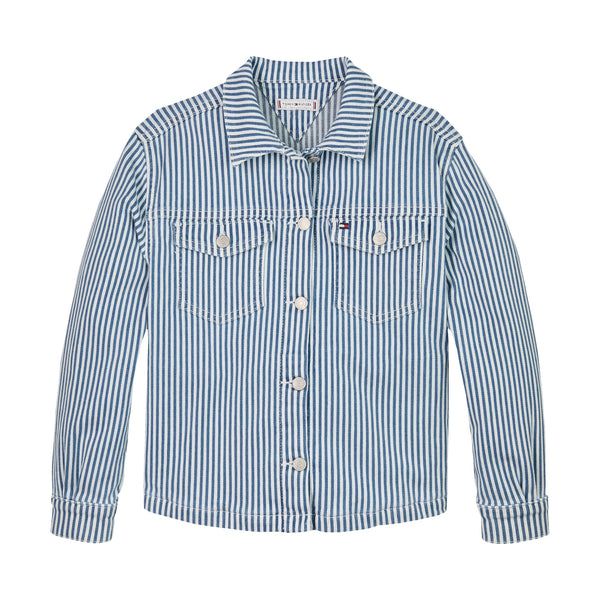 DENIM OVERSHIRT STRIPE - Stripe