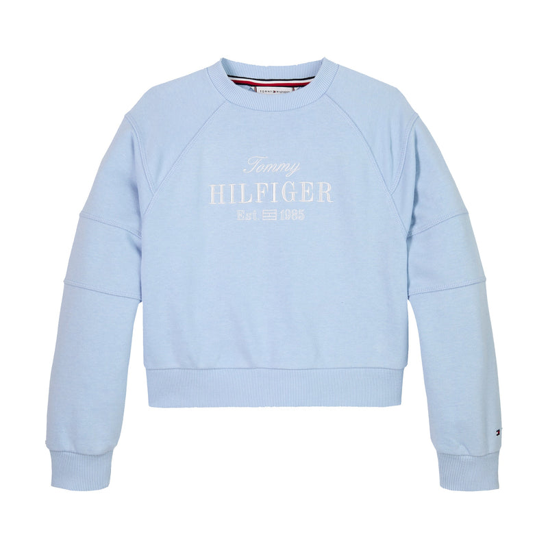 Tommy Hilfiger Script Sweatshirt - Breezy Blue