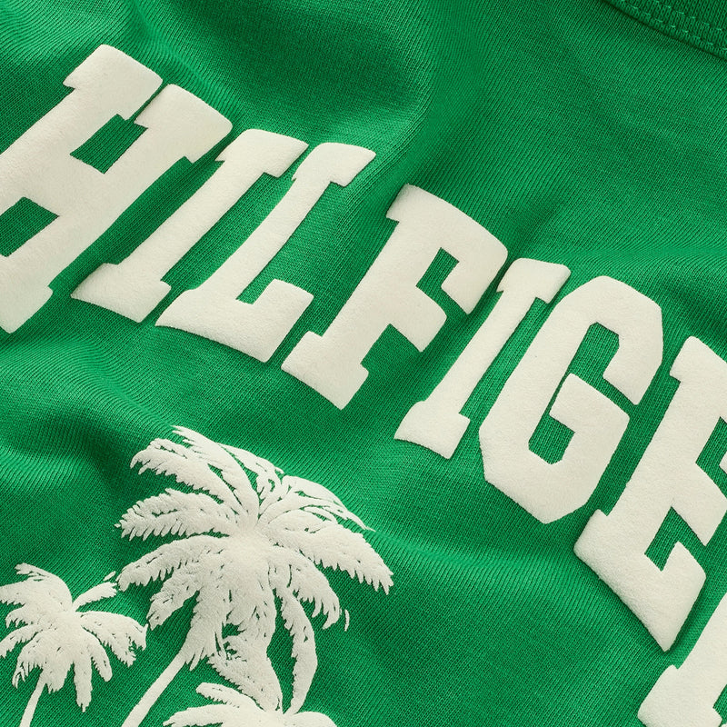 Tommy Hilfiger Palm T-Shirt - Radiant Green