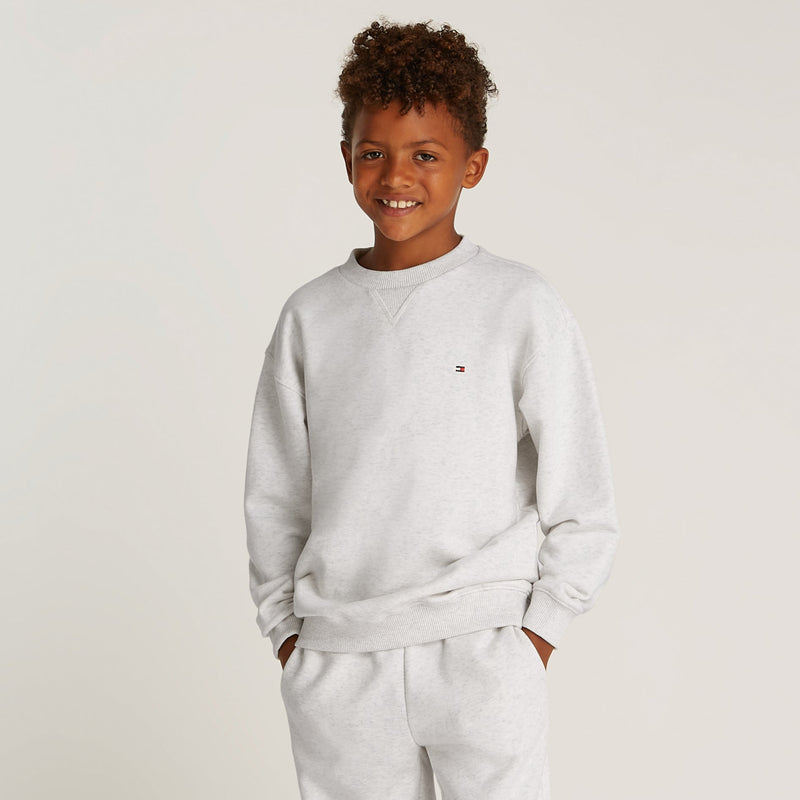 Tommy Hilfiger Timeless Sweatshirt - Snow White Heather