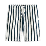 Tommy Hilfiger Relaxed Linen Shorts - Dark Navy Stripe