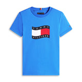 Tommy Hilfiger Wavy Flag T-Shirt - Empire Blue